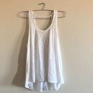 lululemon white flowy tank